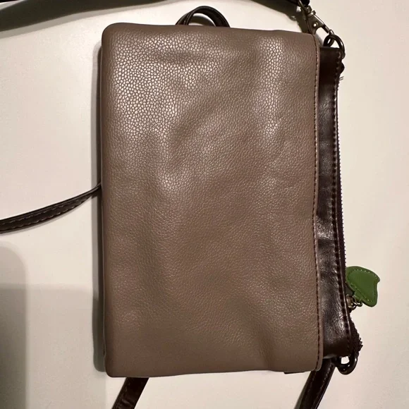 Chala Colorful Parrot Leather Crossbody Bag - Picture 2 of 3